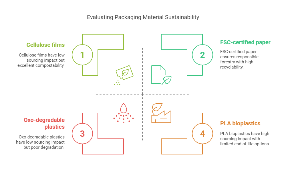 Infographic of evaluating sustainability