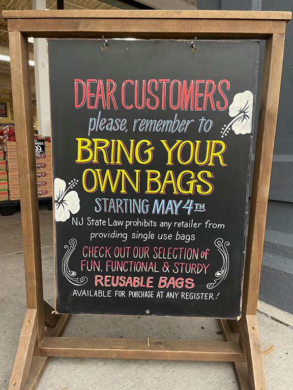 A Trader Joe's poster of BYOB