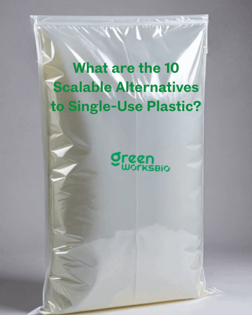 A picture of compostable carrry bag