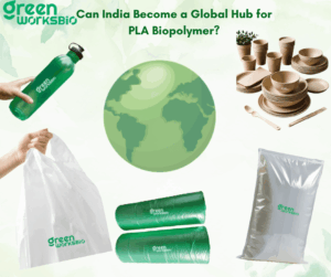 Sustainable products showcasing India’s PLA biopolymer potential.
